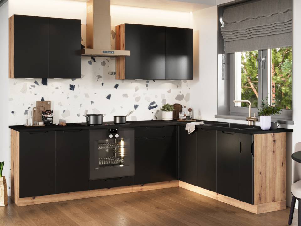 kuchnia isabel ellen cz czarny groszek 4x3 mi 22