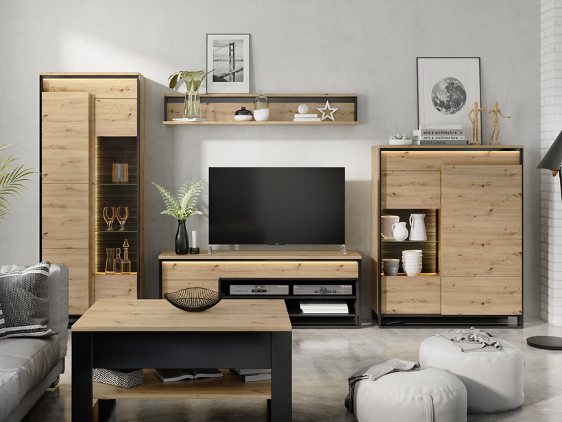 meble do salonu quant artisan czarny