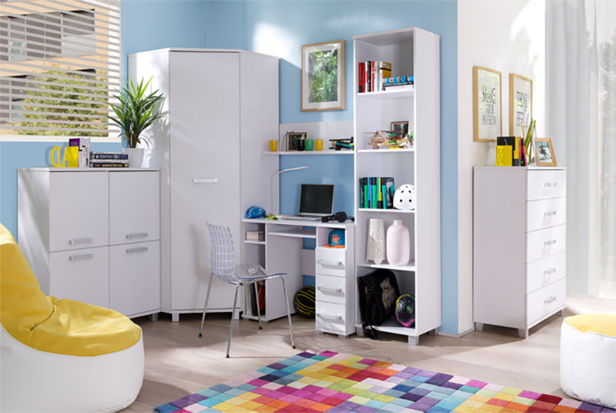 białe meble systemowe Maximus Meble systemowe Maximus