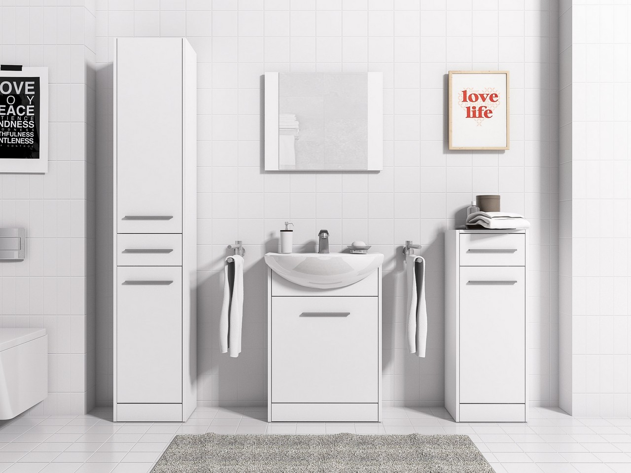 Meble łazienkowe Slim mini