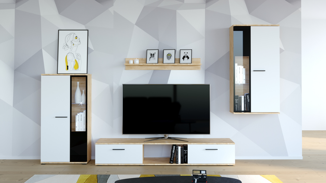 Meblościanka Salsa Artisan Biały