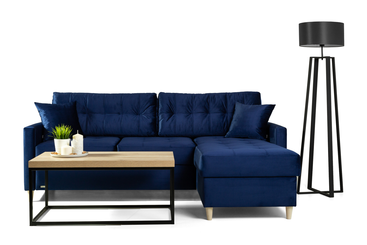 Narożnik OSLO granatowy french