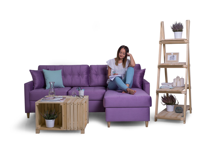 Narożnik Oslo Fiolet