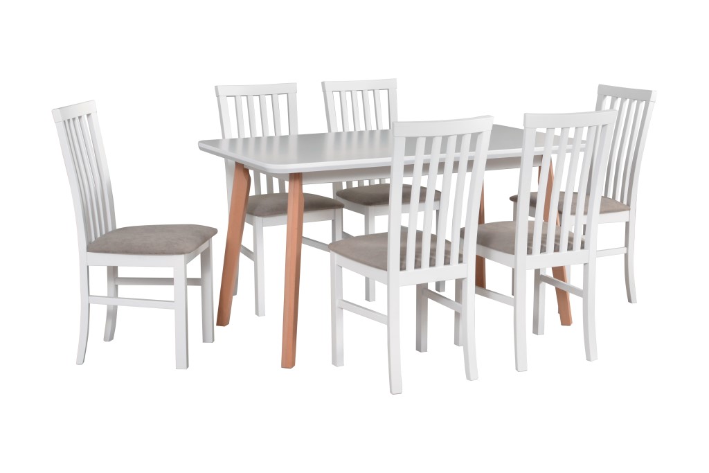 Stół OSLO 7 krzesła MILANO