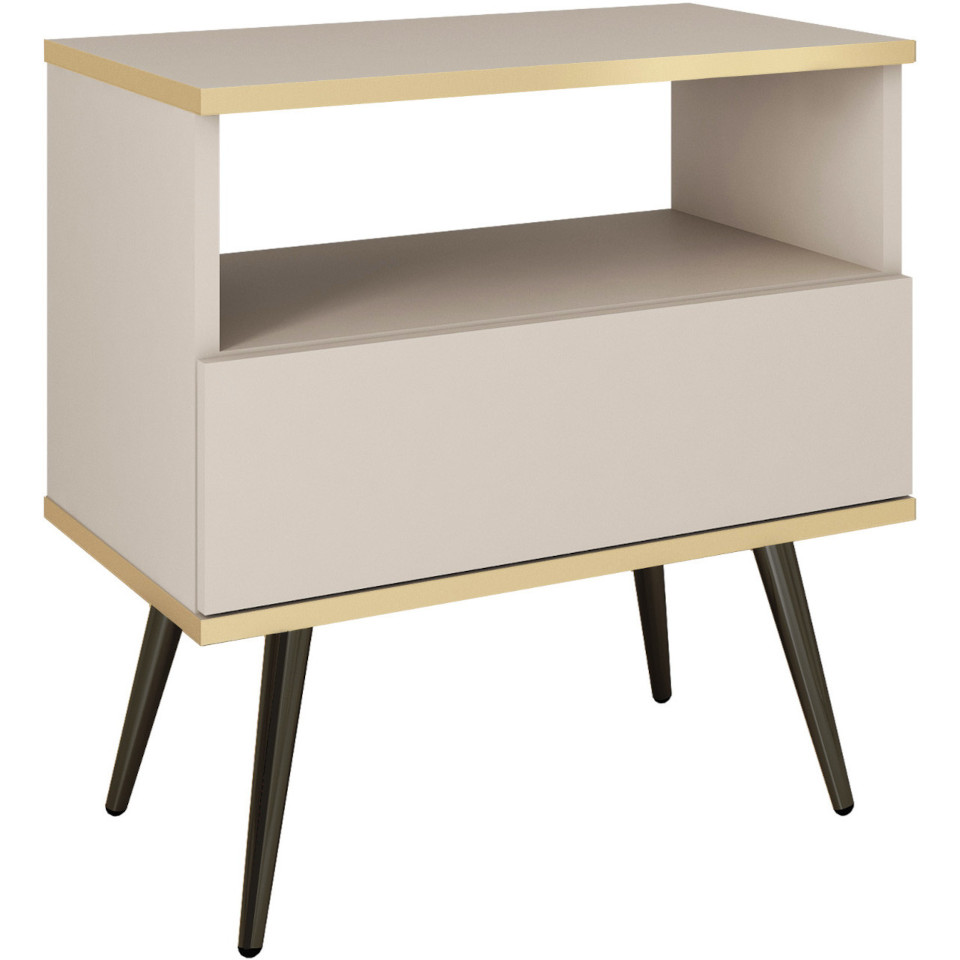 stolik nocny ara s54 bez czarny