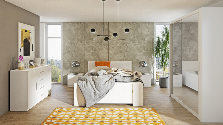 sypialnia boney 2 bialy