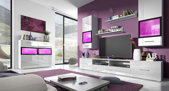 Białe meble w roli głównej