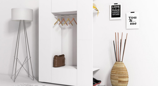 Praktyczna garderoba do małego mieszkania