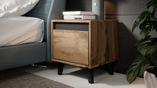 Jakie szafki nocne do tapicerowanego łóżka?
