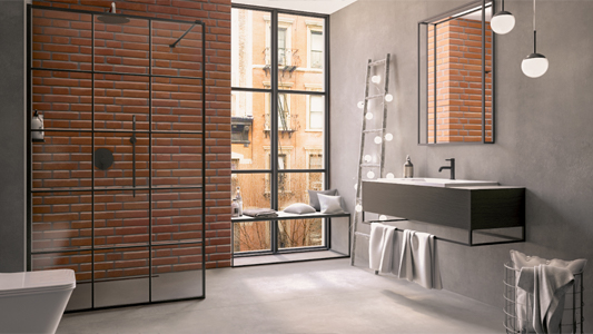 Łazienka w stylu industrialnym