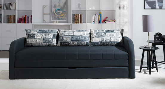 Łóżko dziecięce z pojemnikiem na pościel