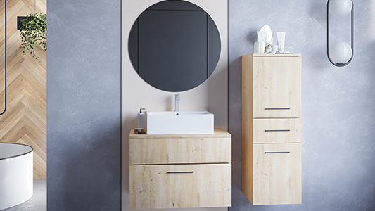 Meble łazienkowe – kolekcja BUSTO