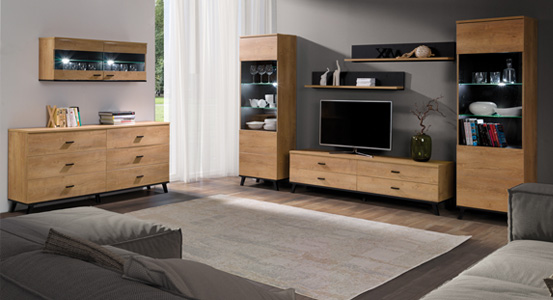 Meble systemowe do salonu