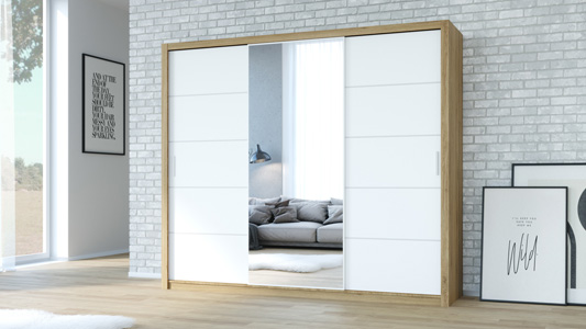 Meble w kolorze dąb złoty