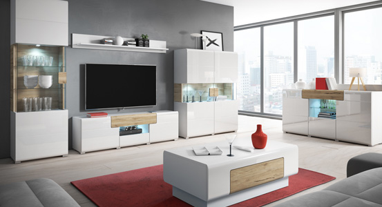 Mieszkanie na błysk. Wybieramy meble z połyskiem