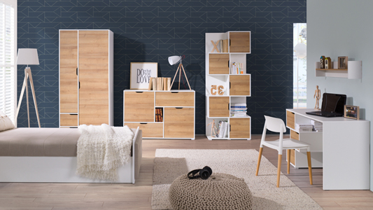 Nietuzinkowe meble do pokoju ucznia