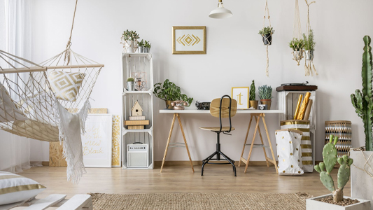 Pokój młodzieżowy w stylu boho