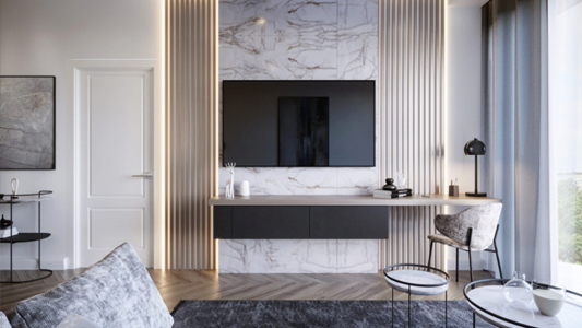 Salon ze ścianą telewizyjną - jakie meble wybrać?