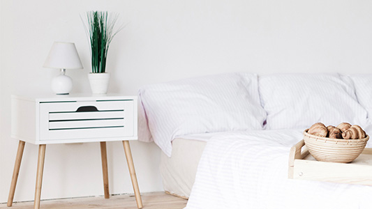 Sypialnia w stylu skandynawskim