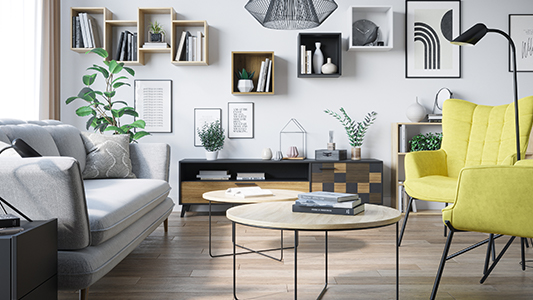 3 rodzaje mebli, które sprawią, że salon będzie przytulniejszy